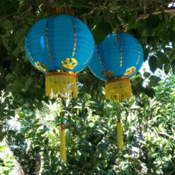Small Chinese Lanterns (20cm) - Pack 2 Nylon Lanterns 19 Small Chinese Lanterns (20cm) - Pack 2 Nylon Lanterns -Lantern Shop 20cm chinese lanterns blue