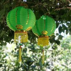 Small Chinese Lanterns (20cm) - Pack 2 Nylon Lanterns 20 Small Chinese Lanterns (20cm) - Pack 2 Nylon Lanterns -Lantern Shop 20cm green chinese lanterns 2pack