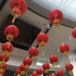 Small Chinese Lanterns (20cm) - Pack 2 Nylon Lanterns 24 Small Chinese Lanterns (20cm) - Pack 2 Nylon Lanterns -Lantern Shop chinese lantern small chinese lanterns red pack 2 nylon lanterns 3