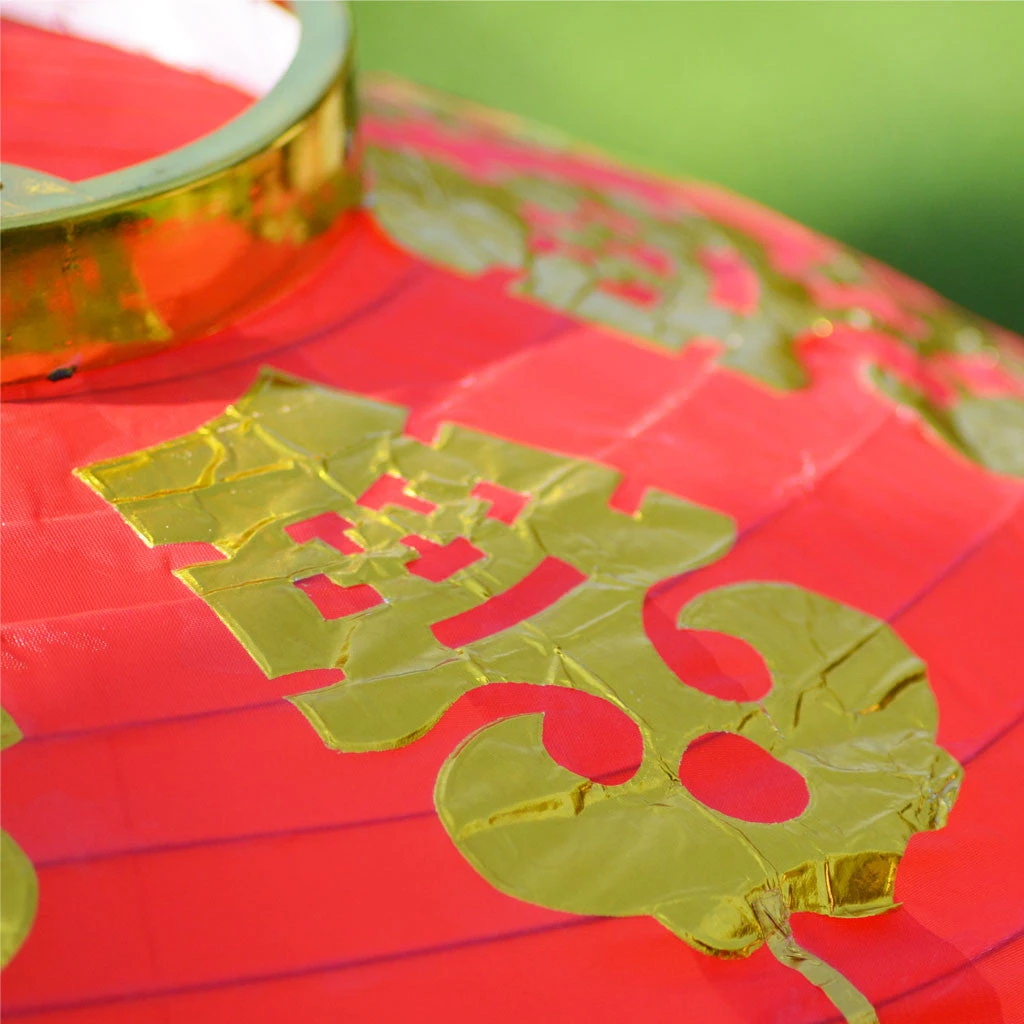 Small Chinese Lanterns (20cm) - Pack 2 Nylon Lanterns 12 Small Chinese Lanterns (20cm) - Pack 2 Nylon Lanterns - Image 12