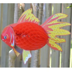 SALE - Large Red Fish Lanterns - 10 Pack