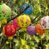 Medium Chinese Flower Lanterns (30cm) - Pack 2 Nylon Lanterns 7 Medium Chinese Flower Lanterns (30cm) - Pack 2 Nylon Lanterns -Lantern Shop image 0c4f40ca de68 401c 922e d90442ae60a7