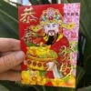 6 PACK - Chinese New Year - God Of Wealth - Red Money Envelopes (style 6)