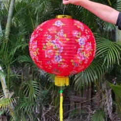 XLarge Chinese Flower Lanterns (50cm) - 2 Pack Nylon -Lantern Shop image 33e89ab1 07d3 429a 8ceb 5c8cd9477da6