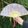 Luxury Sheer Silk Hand Fan - Sakura Blossoms 7 Luxury Sheer Silk Hand Fan - Sakura Blossoms -Lantern Shop image 49690b52 c766 4852 9faf 6fea409e58c3