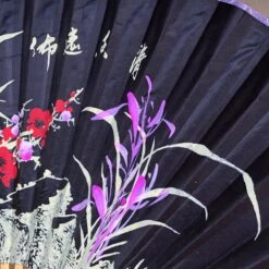 Giant Black Silk Fan Blossom Flowers (50cm X 90cm) -Lantern Shop image 4ea507e3 031c 4160 bf79 346766d9472b