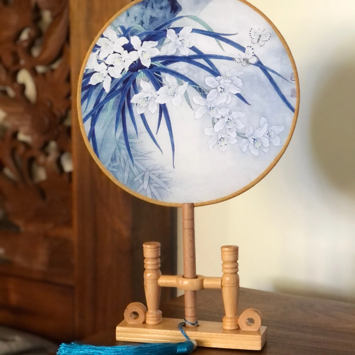 Wooden Fan Stand For Round Fans - SALE 3 Wooden Fan Stand For Round Fans - SALE - Image 3