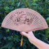 Sandalwood Chinese Panda Fan (23cm X 40cm) -Lantern Shop image 75fe46f9 1a49 4a8b a342 e59fc3a65122