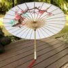 SALE - Cherry Blossom Nylon Parasol -Lantern Shop image 7b0d2676 e281 4ff9 a1c9 9e7a99a59bb6