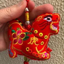 Red Velvet Tiger - Chinese Hanging Decoration -Lantern Shop image 810b99ec e7ba 4fb6 8b50 80858cf7670c