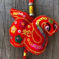 Red Velvet Snake - Chinese Hanging Decoration