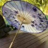 Chinese Paper Parasol - Indigo Flowers -Lantern Shop image bae1ff3a aaa3 4911 9caf c51b01460e21