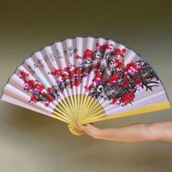 Giant Silk Fan Cherry Blossoms (50cm X 90cm)