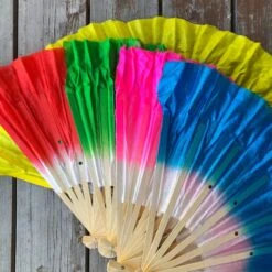 Chinese Fan Dance - Silk Hand Fan