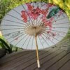 Chinese Paper Parasol - White Cherry Blossoms -Lantern Shop image d9029240 4374 4329 a2cb cd0983ca12c8