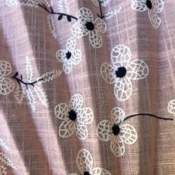 Luxury Linen Fan - Pink Flowers -Lantern Shop image eaf55359 952f 4059 893d e5aa0746be1b