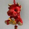 SALE - Red And Gold Silk Cow - Chinese Hanging Decoration -Lantern Shop image f1ceb982 760f 4836 8185 e33a78800242