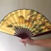 SALE - Medium Luxury Silk Fan - Tiger (27 X 48cm) -Lantern Shop image fd9ae5c1 7ec8 4d24 a119 38cb2517e347