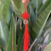 Lucky Coin - Red Chinese Knot Tassel Hanging Decoration -Lantern Shop lucky coin hanging decoration