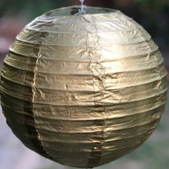 Paper Lantern (metallic) 35cm Diametre SALE