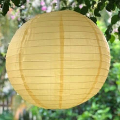 40cm Nylon Lantern -Lantern Shop nylon lantern golden yellow