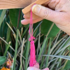 Sandalwood Chinese Dragon Fan (23cm X 40cm) -Lantern Shop sandalwood fan chinese knot