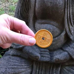 Lucky Gold Chinese Coins - Pack Of 20 (3.5cm Size)